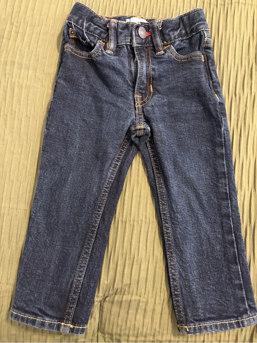 GAP Boys Dark Blue Straight Leg Jeans